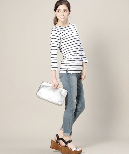 ROSE BUD(ローズバッド)の「(WHITE IN 8)ALBA-20 SMALL CLUTCH BAG 【雑誌掲載】(クラッチバッグ・レディース・ブラック/シルバー/ピンク・ONE SIZE)」の14枚目の写真