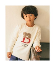 BeBe | BeBe/マシュマロ裏毛ロゴ刺繍トレーナー(90~150cm)(スウェット)