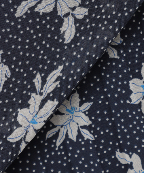 JOURNAL STANDARD relume(ジャーナルスタンダード レリューム)の「ドットフラワープリントプリーツスカート(スカート・レディース・ブラック/ネイビー・FREE)」の11枚目の写真