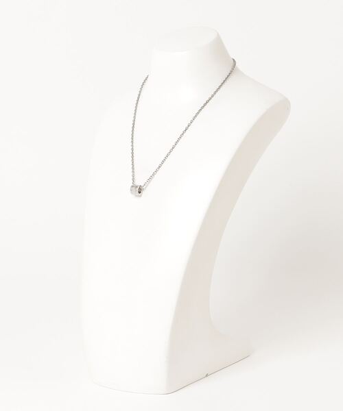 ONE DAY KMC (ワンデイケーエムシー)の「■サージカルステンレス316L■金属アレルギー対応 8ミリサークルネックレス(ネックレス・メンズ・シルバー・FREE)」の3枚目の写真