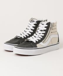 VANS ヴァンズ SK8-HI REISSUE SIDE ZIP スケートハイ VN0007NZTWH TAN/WHITE