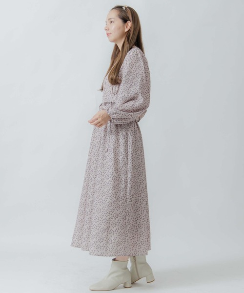 flower（フラワー）の「コルセットブルームワンピース（ワンピース・レディース・ベージュ/ブラウン・FREE）」の7枚目の写真