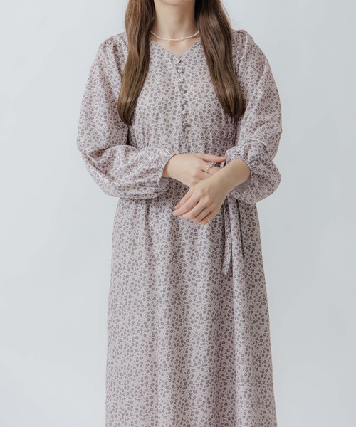 flower（フラワー）の「コルセットブルームワンピース（ワンピース・レディース・ベージュ/ブラウン・FREE）」の11枚目の写真