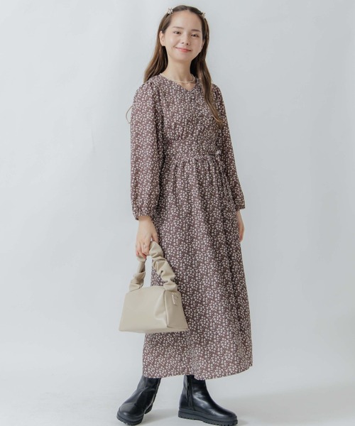 flower（フラワー）の「コルセットブルームワンピース（ワンピース・レディース・ベージュ/ブラウン・FREE）」の17枚目の写真