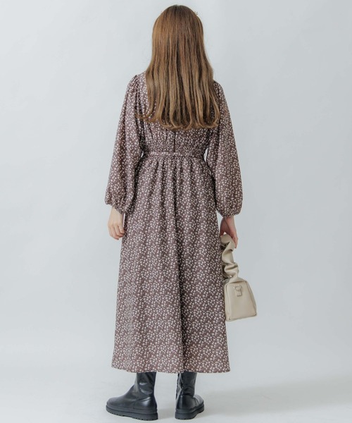 flower（フラワー）の「コルセットブルームワンピース（ワンピース・レディース・ベージュ/ブラウン・FREE）」の19枚目の写真