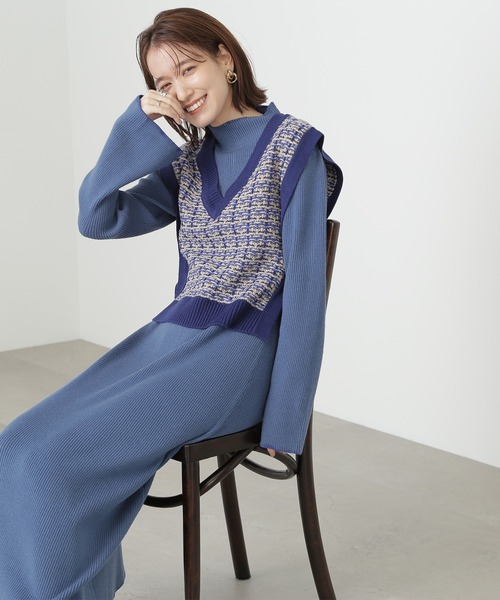 ベスト リブニットセットアップ ワンピース N N Natural Beauty Basic エヌエヌナチュラルビューティーベーシック のファッション通販 Zozotown