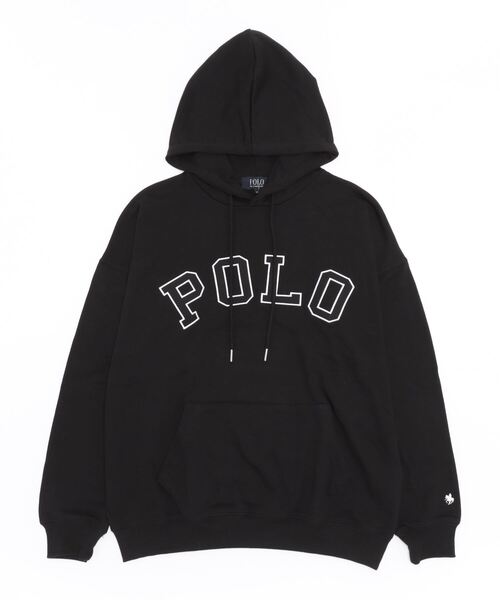 POLO BCS（ポロ ビーシーエス）の「POLO BCS/ポロ　ビーシーエス　T/C裏毛カレッジロゴプルパーカー（パーカー・メンズ・ホワイト/ブラック/ネイビー・MEDIUM/LARGE）」の22枚目の写真
