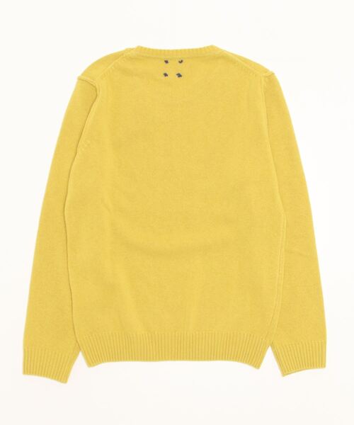 BOB（ボブ）の「BOB/ボブ/刺繍ニット（ニット/セーター・メンズ・ネイビー/イエロー・XL/L/M）」の3枚目の写真