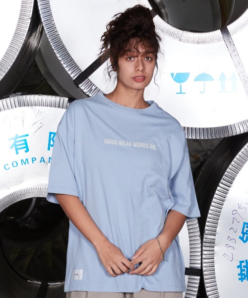 VIRGOwearworks（ヴァルゴウェアワークス）の「3D logo S/S（Tシャツ/カットソー・メンズ・サックスブルー/ブラック/ホワイト・3/4/2/5）」の3枚目の写真