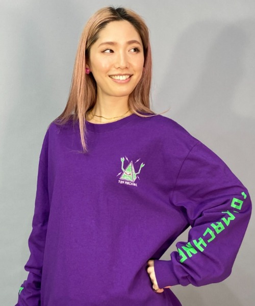 【セール】【ムラサキスポーツ別注】TOY MACHINE/トイマシーン ビッグシルエット/オーバーサイズ/バックプリントロンT/ロングスリーブ