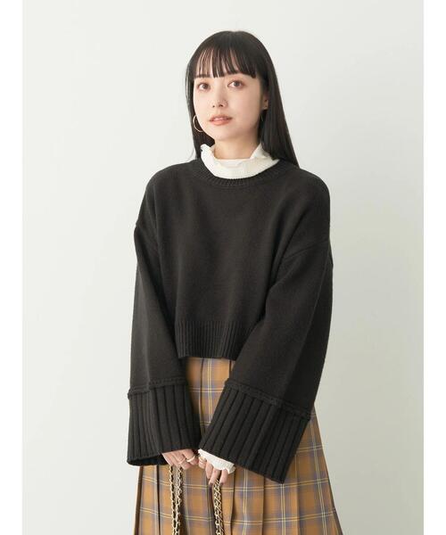 earth music&ecology(アースミュージックアンドエコロジー)の「ハイネックパワショルプルオーバー(Tシャツ/カットソー・レディース・ベージュ/ブラック/サックスブルー/アイボリー・M/S)」の21枚目の写真