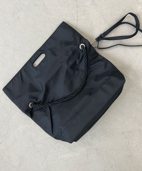 chuclla（チュクラ）の「3way ロープショルダー マルチトートバッグ cha22a008（ショルダーバッグ・レディース・ブラック・FREE）」の21枚目の写真