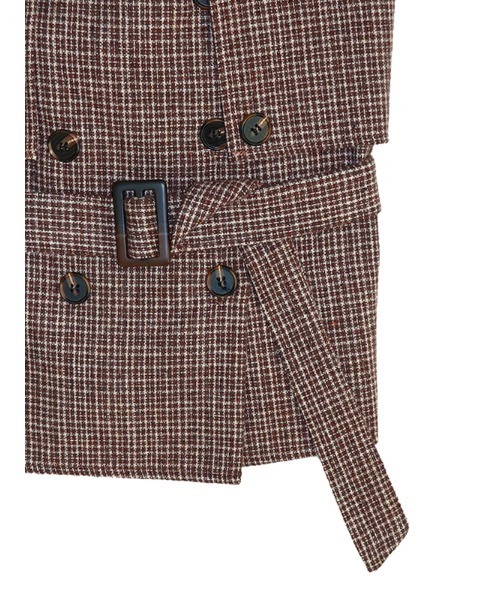 ACYM(アシーム)の「Check corset ビスチェ(その他トップス・レディース・ブラック/ブラウン・FREE)」の22枚目の写真