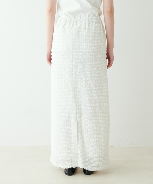 PUAL CE CIN（ピュアルセシン）の「3Dレーススカート（スカート・レディース・ブラック/オフホワイト・FREE）」の21枚目の写真