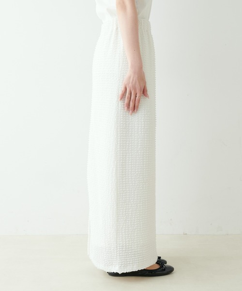 PUAL CE CIN（ピュアルセシン）の「3Dレーススカート（スカート・レディース・ブラック/オフホワイト・FREE）」の22枚目の写真