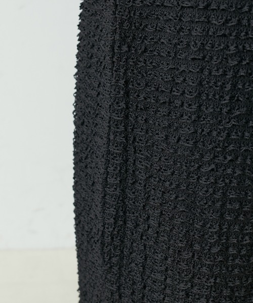 PUAL CE CIN（ピュアルセシン）の「3Dレーススカート（スカート・レディース・ブラック/オフホワイト・FREE）」の4枚目の写真