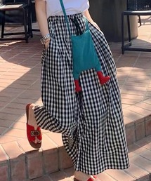 Girly Doll | チェックワイドイージーパンツ(その他パンツ)