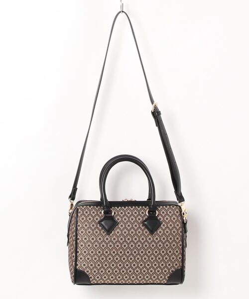 MOUSSY（マウジー）の「MONOGRAM BOSTON バッグ(M)（ボストンバッグ・レディース・ブラウン・FREE）」の3枚目の写真
