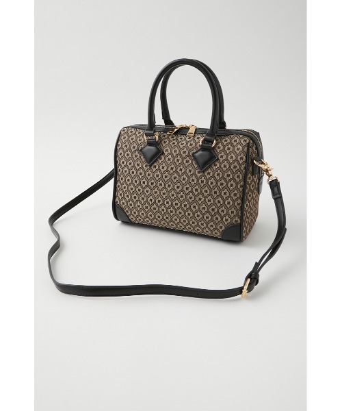 MOUSSY（マウジー）の「MONOGRAM BOSTON バッグ(M)（ボストンバッグ・レディース・ブラウン・FREE）」の13枚目の写真