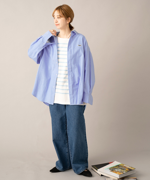 J.C.PENNEY（ジェーシーペニー）の「【THE FOX/ザフォックス】別注 カラーシャツ（シャツ/ブラウス・レディース・ピンク/ブルー/ホワイト・FREE）」の11枚目の写真