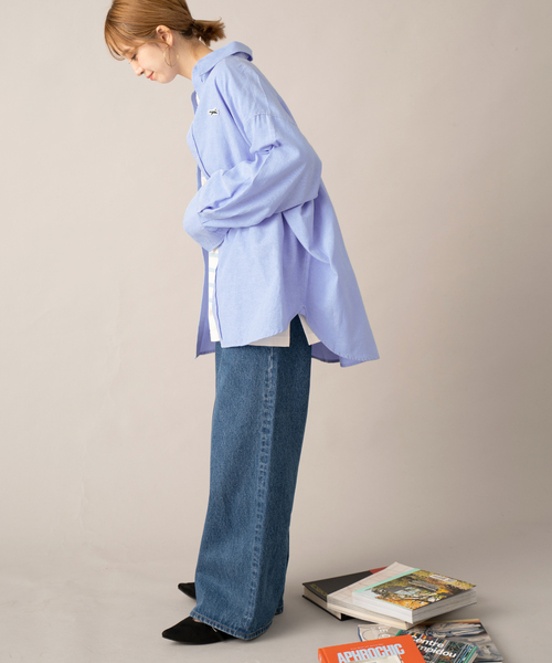 J.C.PENNEY（ジェーシーペニー）の「【THE FOX/ザフォックス】別注 カラーシャツ（シャツ/ブラウス・レディース・ピンク/ブルー/ホワイト・FREE）」の12枚目の写真