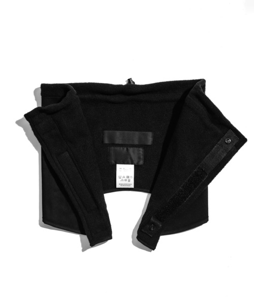 BELLWOODMADE（ベルウッドメイド）の「【難燃 加工】FIRE PROOF NECK WARMER / 難燃 / ネックウォーマー（ネックウォーマー/スヌード・メンズ・ブラック・ONE SIZE）」の3枚目の写真