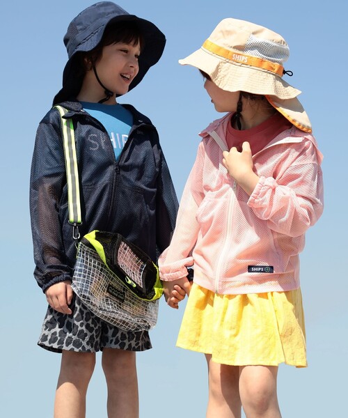 SHIPS（シップス）の「SHIPS KIDS:〈UVカット/撥水/吸水速乾〉サファリ ハット（ハット・キッズ・ベージュ/ネイビー/ライトピンク/ブルー系/ライトグリーン/ライトパープル/ライム/パープル・SMALL/MEDIUM/LARGE）」の22枚目の写真