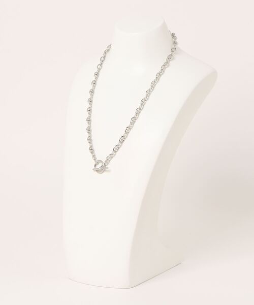 natural couture(ナチュラルクチュール)の「メタルチェーンネックレス(ネックレス・レディース・シルバー/ゴールド・FREE)」の3枚目の写真