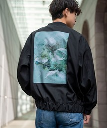 INTERPLAY | 【INTERPLAY x Toru Kajioka】「Fantastic Flower」 ライト ジャケット(MA-1)