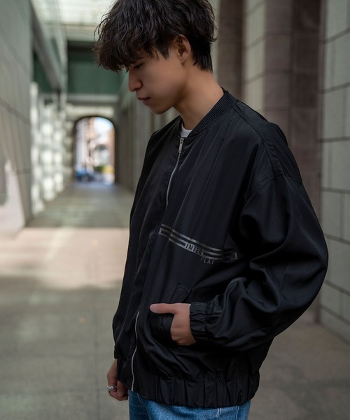 INTERPLAY（インタープレイ）の「【INTERPLAY x Toru Kajioka】「Fantastic Flower」 ライト ジャケット（MA-1・レディース・ブラウン/ブラック・FREE）」の4枚目の写真