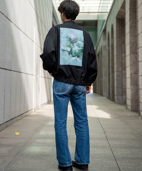 INTERPLAY（インタープレイ）の「【INTERPLAY x Toru Kajioka】「Fantastic Flower」 ライト ジャケット（MA-1・レディース・ブラウン/ブラック・FREE）」の9枚目の写真