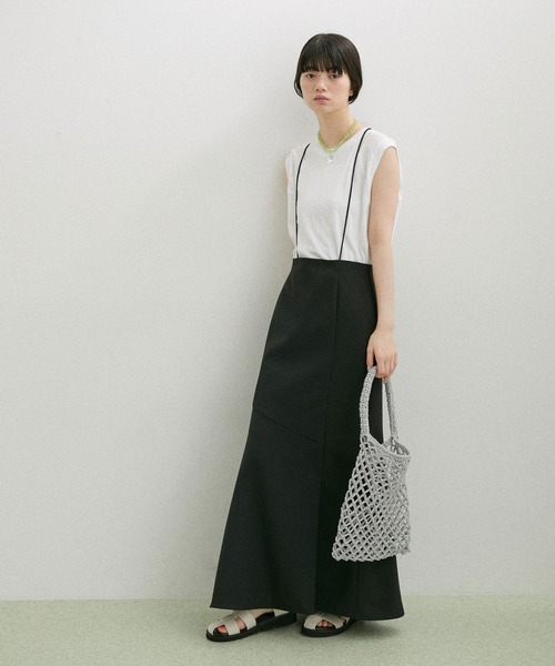 ADAM ET ROPE'（アダムエロペ）の「【2WAY】マクラメ巾着バッグ（ハンドバッグ・レディース・ブラック/シルバー・FREE）」の11枚目の写真