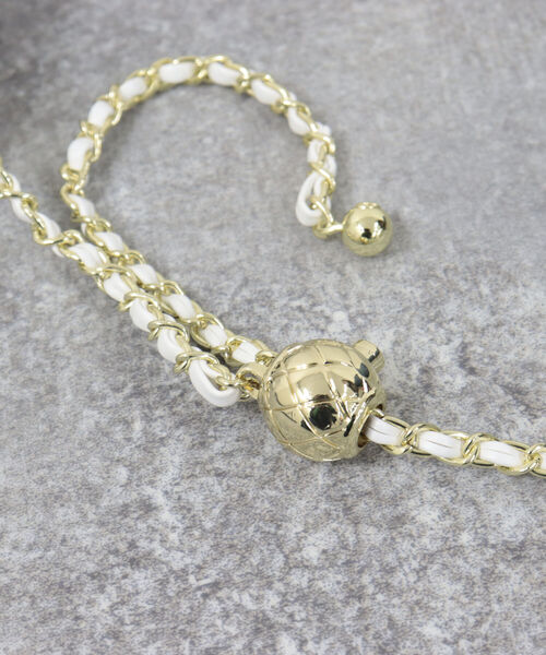 fredy emue（フレディエミュ）の「キルティングボックスチェーンバッグ（ショルダーバッグ・レディース・オフホワイト/ブラック・FREE）」の8枚目の写真