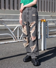 WEGO | WEGO/スーパーヘビークラッシュローライズパンツ(デニムパンツ)