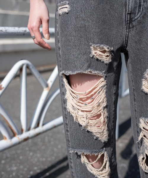 WEGO(ウィゴー)の「WEGO/スーパーヘビークラッシュローライズ WEGO(ウィゴー)の「WEGO/スーパーヘビークラッシュローライズ