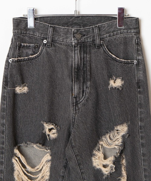 WEGO（ウィゴー）の「WEGO/スーパーヘビークラッシュローライズパンツ（デニムパンツ・レディース・ブラック系その他/ライトインディゴブルー・SMALL/MEDIUM）」の20枚目の写真