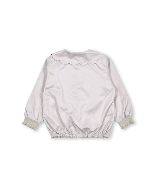 SLAP SLIP（スラップスリップ）の「SLAPSLIP/スカラップ襟シンプルタフタジャケット(80~130cm)（その他アウター・キッズ・ピンク/オフホワイト・120/110/130/80/100/90）」の20枚目の写真