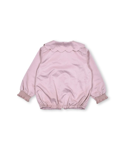 SLAP SLIP（スラップスリップ）の「SLAPSLIP/スカラップ襟シンプルタフタジャケット(80~130cm)（その他アウター・キッズ・ピンク/オフホワイト・120/110/130/80/100/90）」の17枚目の写真