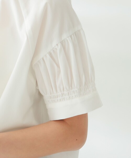 B:MING by BEAMS(ビーミングバイビームス)の「B:MING by BEAMS / 2WAY シャーリング ブラウス(シャツ/ブラウス・レディース・ライトグレー系/オフホワイト/ラベンダー・MEDIUM/SMALL)」の18枚目の写真