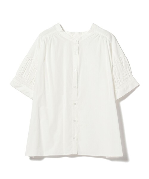 B:MING by BEAMS(ビーミングバイビームス)の「B:MING by BEAMS / 2WAY シャーリング ブラウス(シャツ/ブラウス・レディース・ライトグレー系/オフホワイト/ラベンダー・MEDIUM/SMALL)」の20枚目の写真