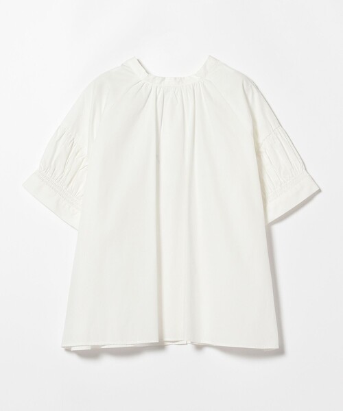 B:MING by BEAMS(ビーミングバイビームス)の「B:MING by BEAMS / 2WAY シャーリング ブラウス(シャツ/ブラウス・レディース・ライトグレー系/オフホワイト/ラベンダー・MEDIUM/SMALL)」の21枚目の写真