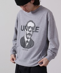 MODISH GAZE 裏毛 クルーネック 長袖 BIG スウェット UNCLE