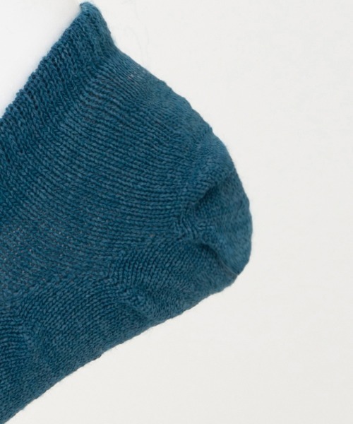 GUNZE（グンゼ）の「WASHIITO/和紙糸 ソックス フットカバー カジュアル（ソックス/靴下・メンズ・オフホワイト/グレー/ダークオリーブ/ダークブルー・25-27CM）」の5枚目の写真