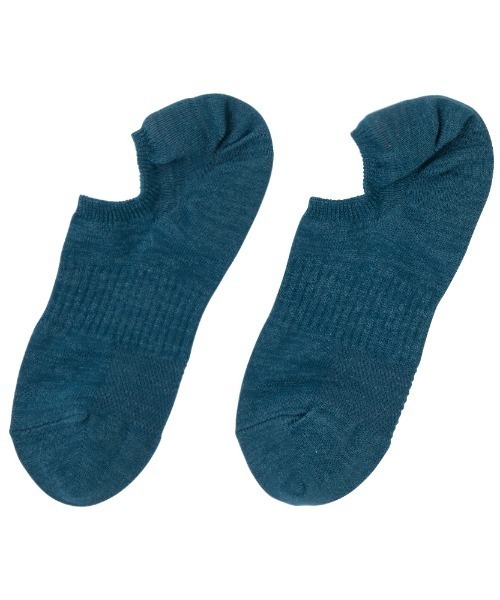 GUNZE（グンゼ）の「WASHIITO/和紙糸 ソックス フットカバー カジュアル（ソックス/靴下・メンズ・オフホワイト/グレー/ダークオリーブ/ダークブルー・25-27CM）」の6枚目の写真