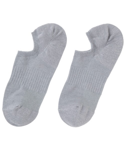 GUNZE（グンゼ）の「WASHIITO/和紙糸 ソックス フットカバー カジュアル（ソックス/靴下・メンズ・オフホワイト/グレー/ダークオリーブ/ダークブルー・25-27CM）」の8枚目の写真