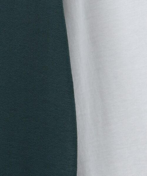 6(ロク)の「<6(ROKU)> COTTON NYLON BASEBALL TーSHIRT/Tシャツ(Tシャツ/カットソー・レディース・ブラウン/ケリー・FREE)」の6枚目の写真