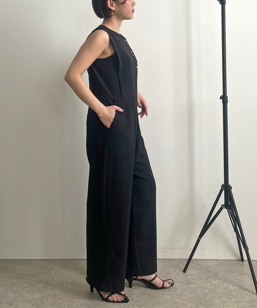 【セール】ボタンデザインオールインワン（サロペット/オーバーオール）｜LHELBIE（レルビエ） loanandbanking.com