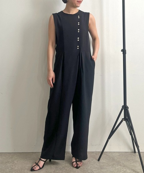 【セール】ボタンデザインオールインワン（サロペット/オーバーオール）｜LHELBIE（レルビエ） loanandbanking.com