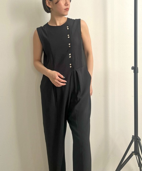 【セール】ボタンデザインオールインワン（サロペット/オーバーオール）｜LHELBIE（レルビエ） loanandbanking.com