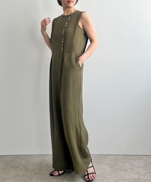 【セール】ボタンデザインオールインワン（サロペット/オーバーオール）｜LHELBIE（レルビエ） loanandbanking.com